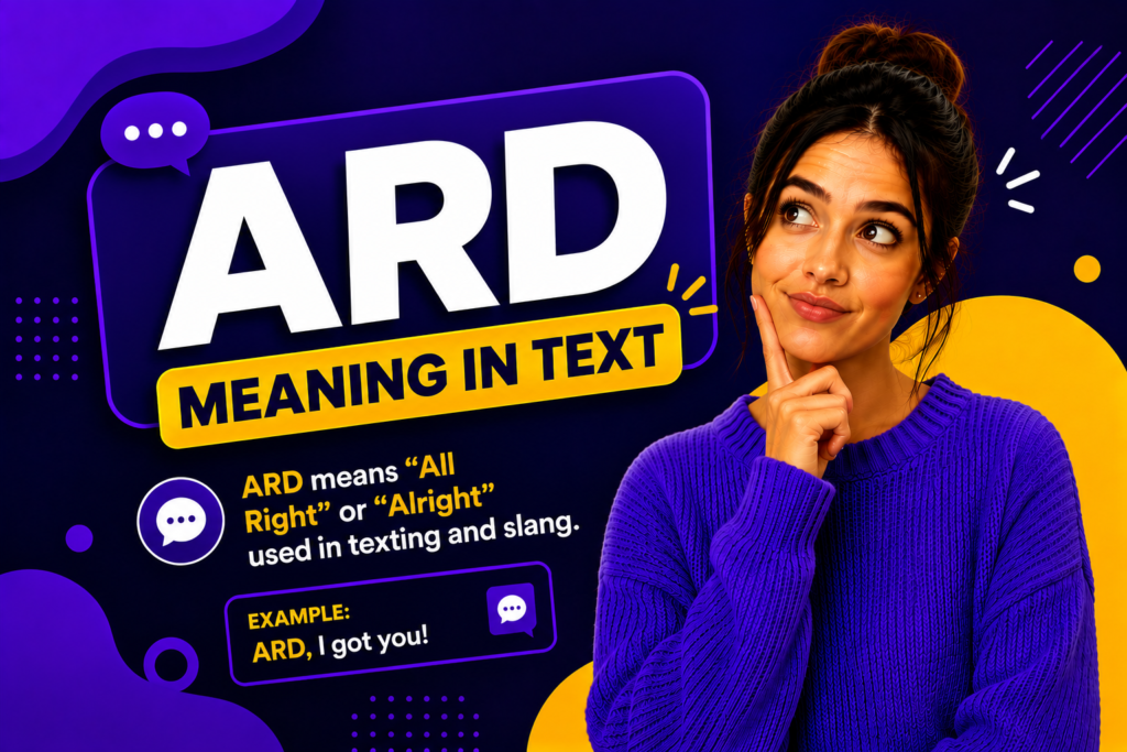 ard meaning in text
