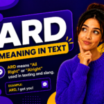 ard meaning in text