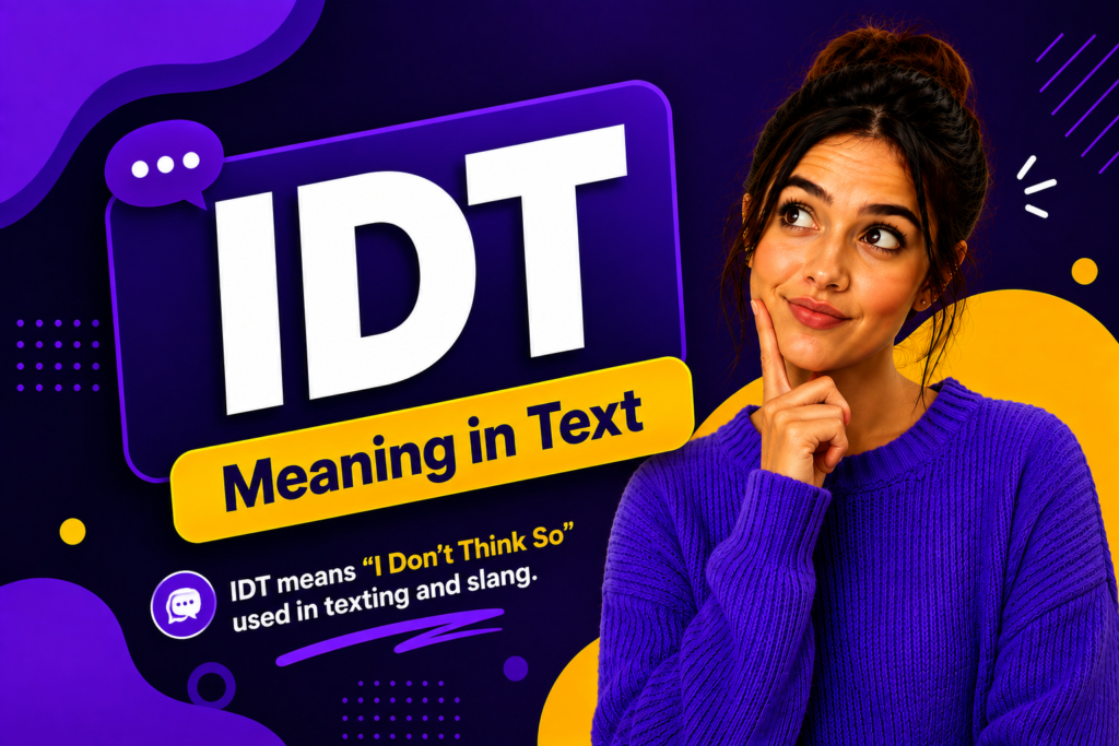 idt meaning in text