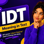 idt meaning in text