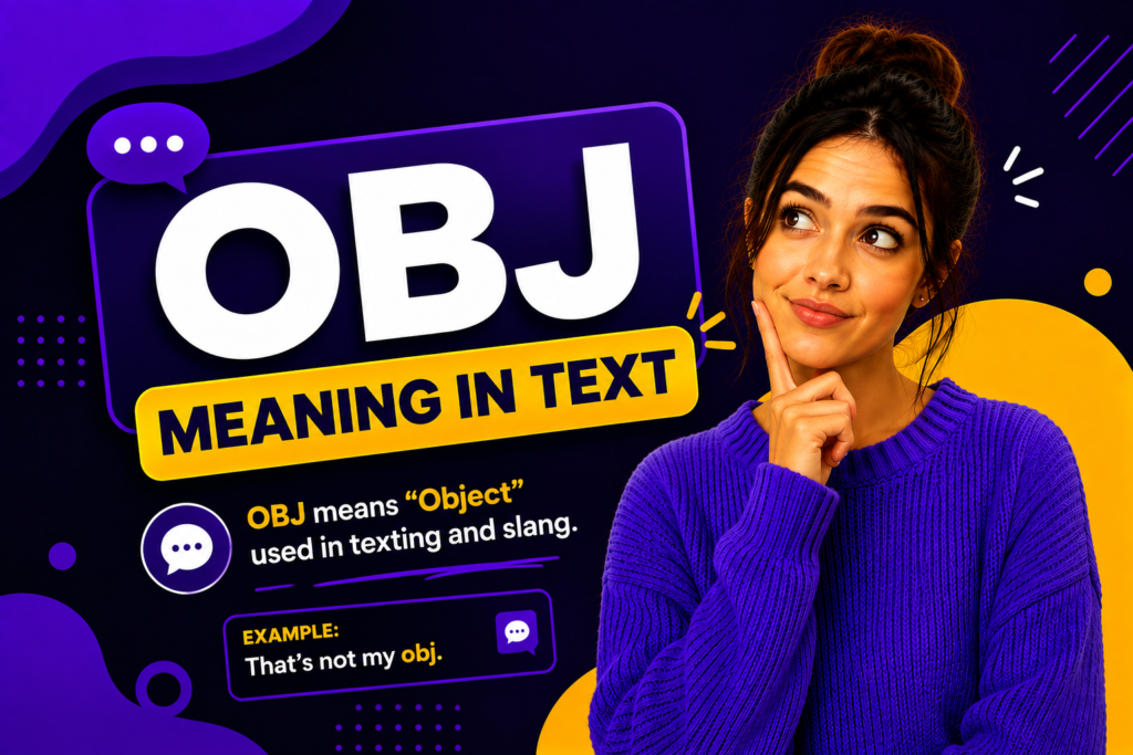 obj meaning in text