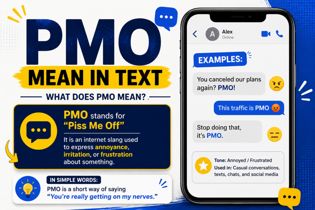 PMO Mean in Text