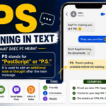 PS Meaning in Text