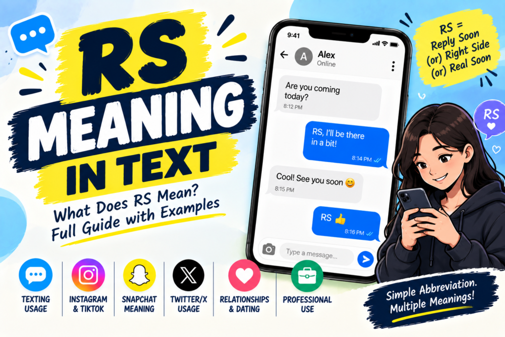 RS Meaning in Text