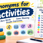 Synonyms for Activities