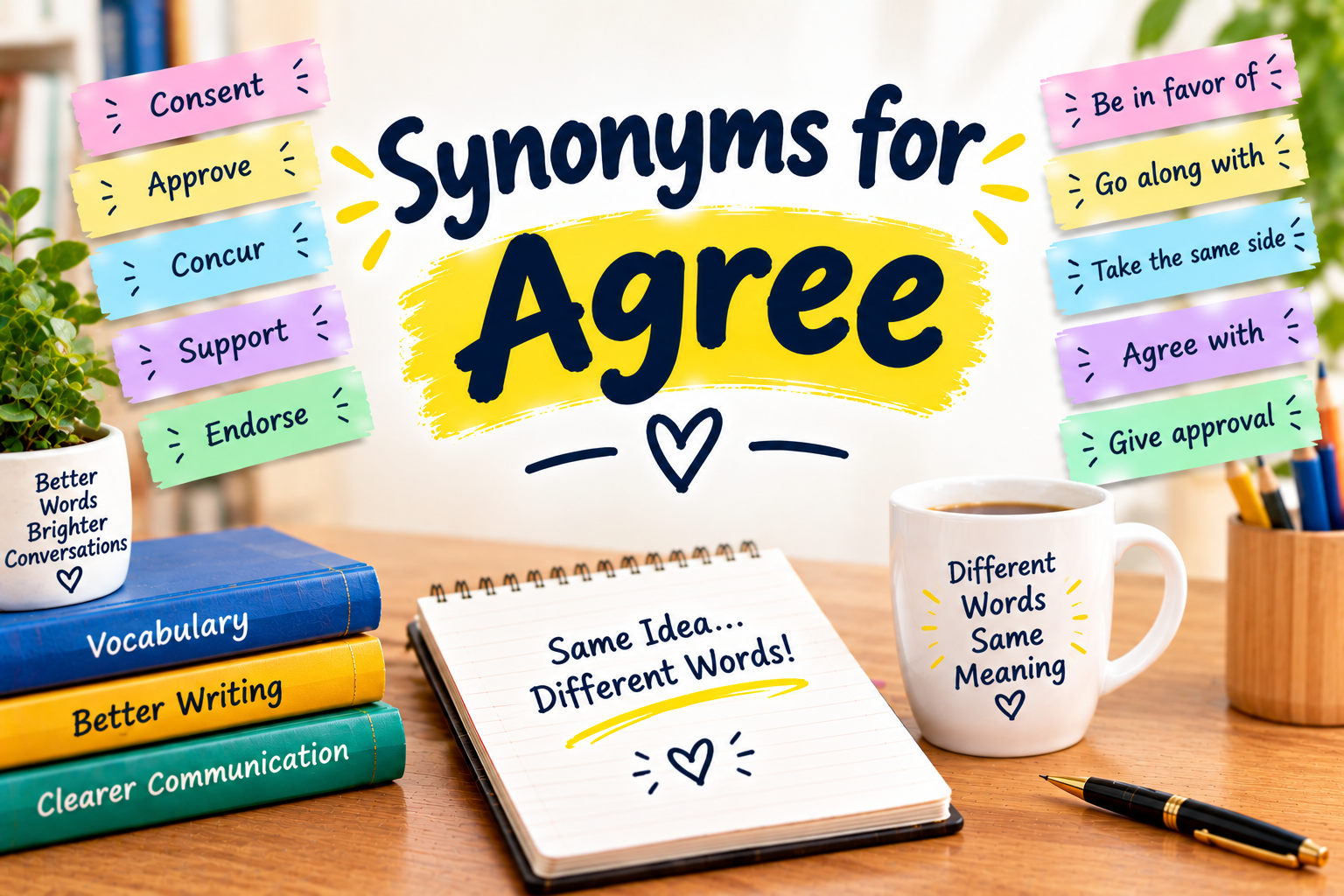 Synonyms for Agree