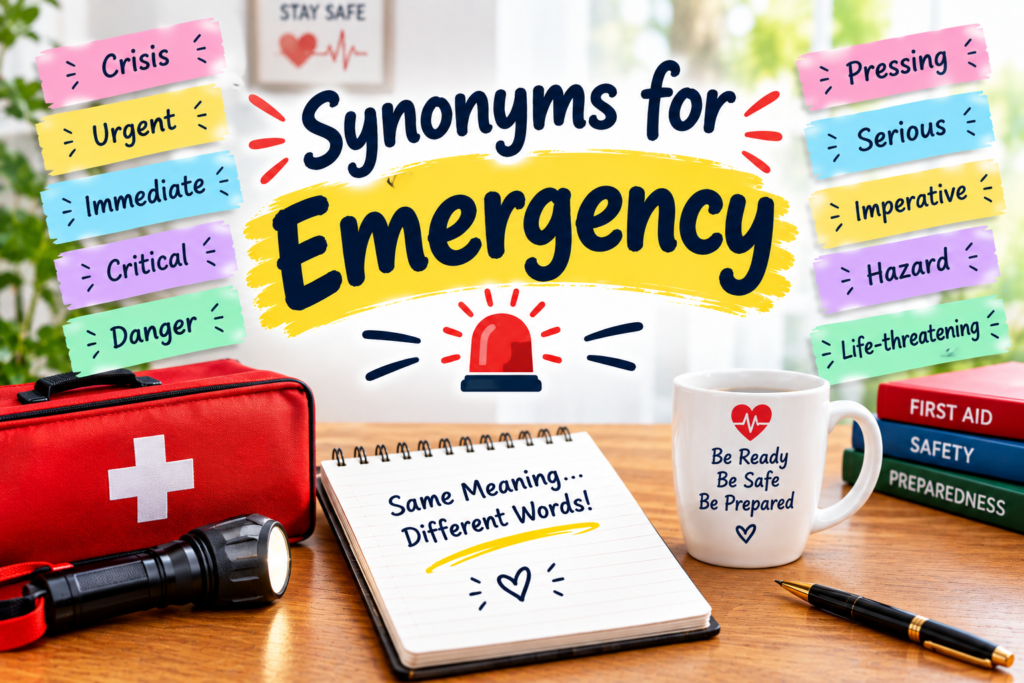 Synonyms for Emergency
