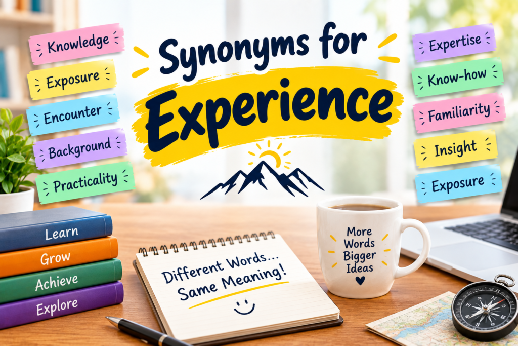Synonyms for Experience