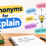 Synonyms for Explain