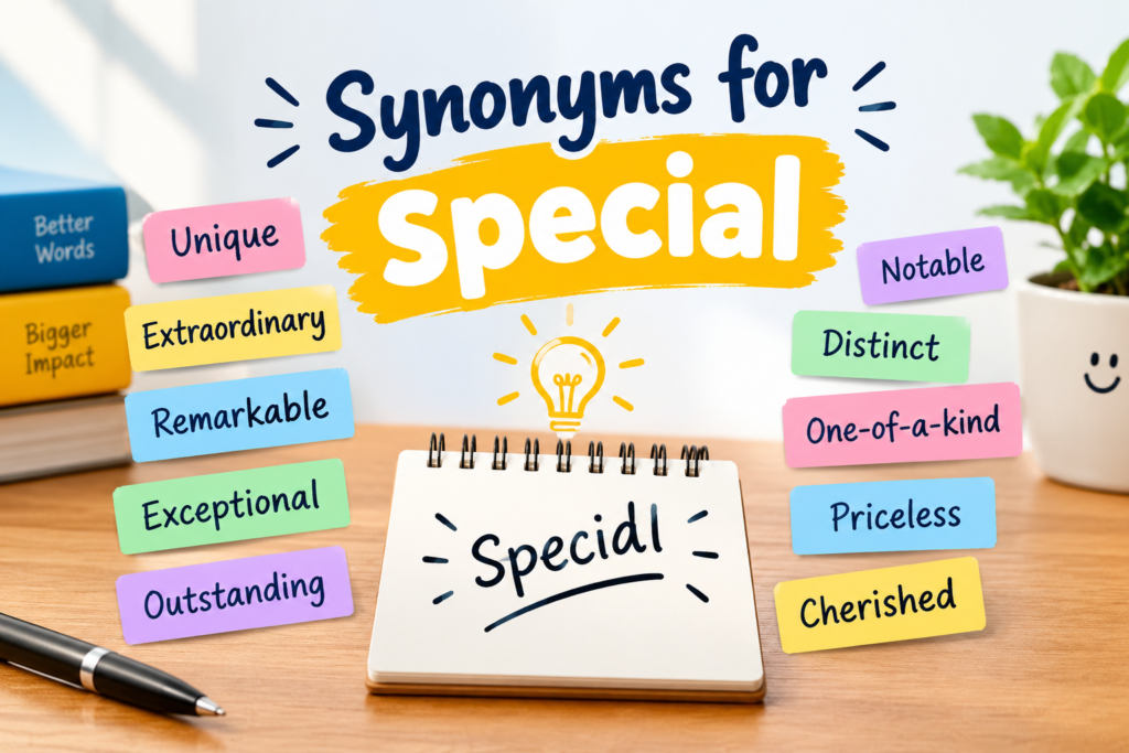 Synonyms for Special
