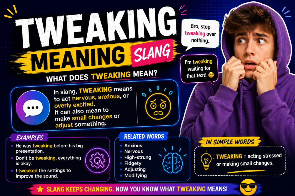 Tweaking Meaning Slang