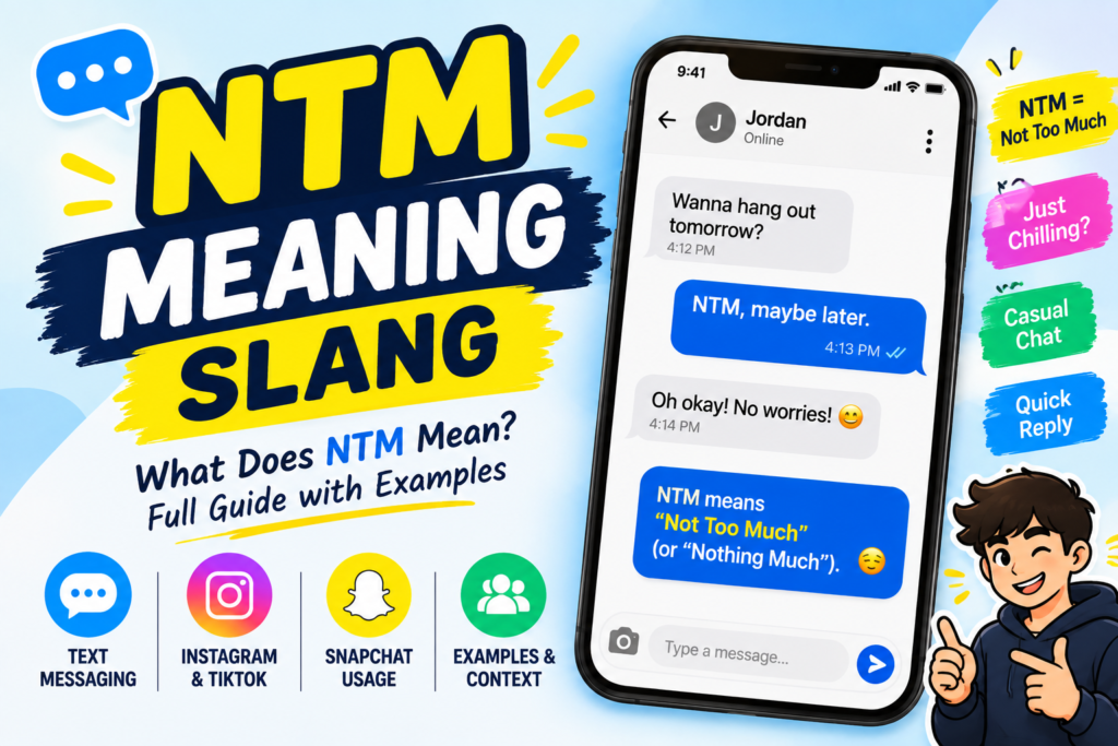 ntm meaning slang