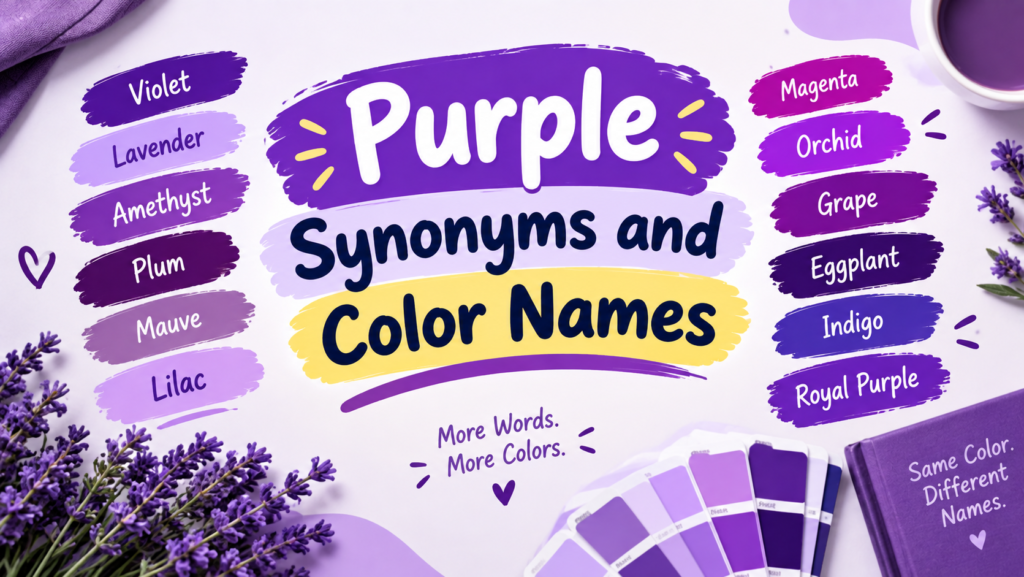 purple Synonyms and Color Names