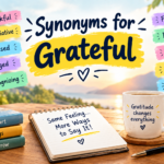 synonyms for Grateful