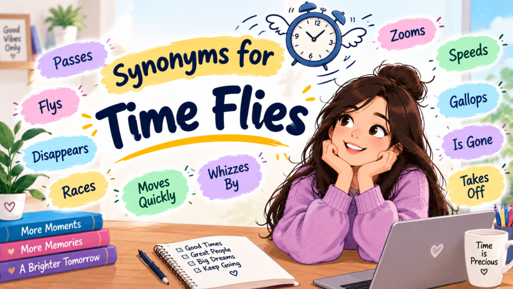 synonyms for Time Flies