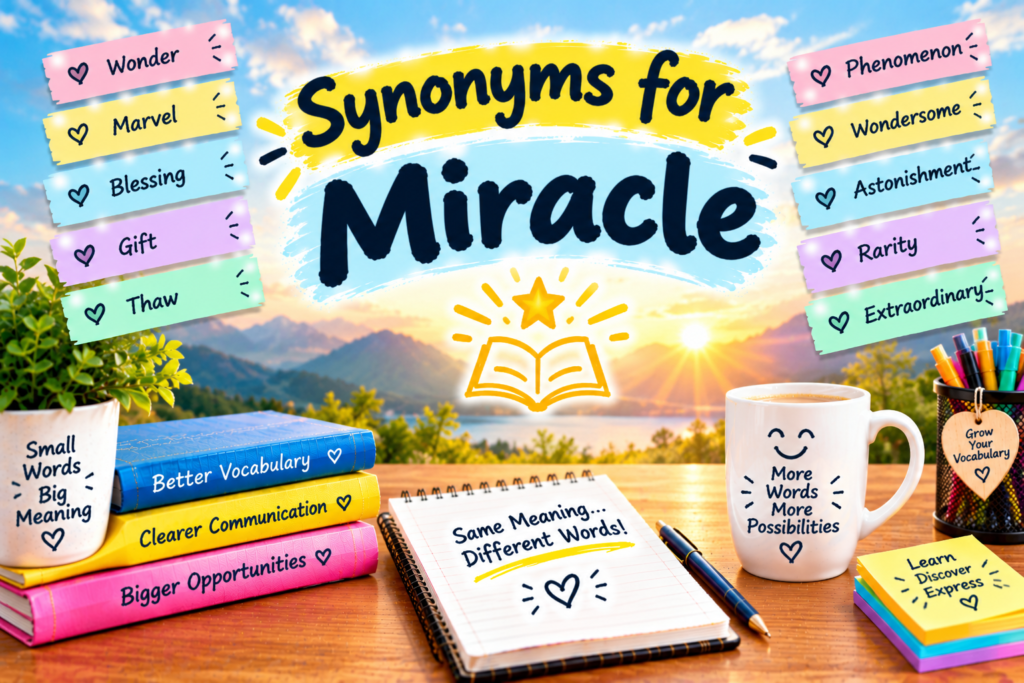 Synonyms for Miracle