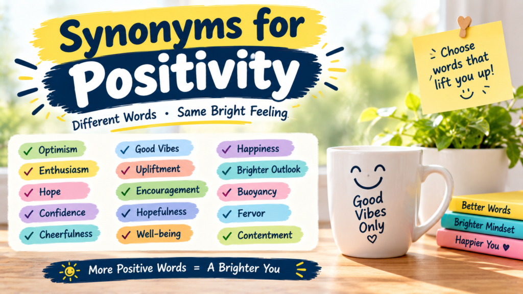 Synonyms for Positivity