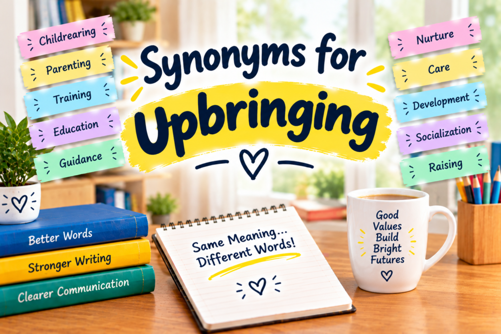 Synonyms for Upbringing