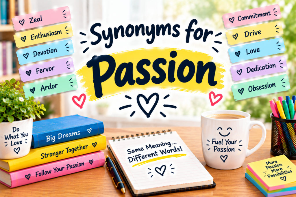 synonyms for passion